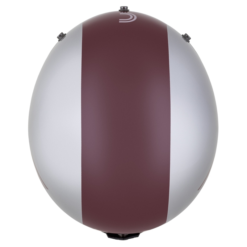 Casco aperto Cassida Eso Jawa Panel Rosso-Argento-Nero