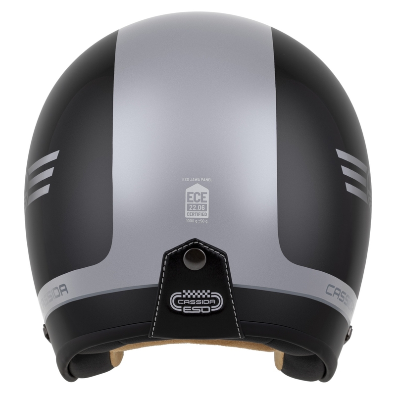 Casco aperto Cassida Eso Jawa Panel Nero Perla-Antracite-Argento