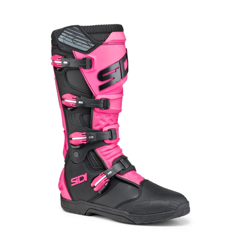 Stivali da moto da donna SIDI X POWER SC LEI neri e rosa