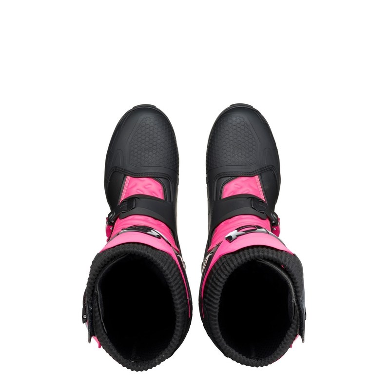 Stivali da moto da donna SIDI X POWER SC LEI neri e rosa