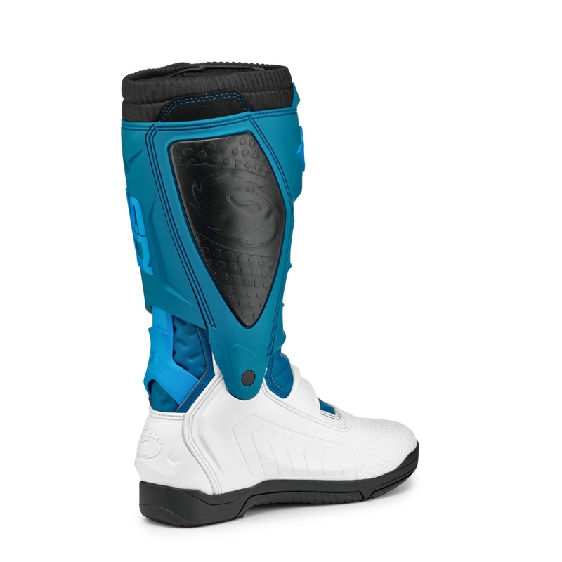 Stivali da moto da donna SIDI X POWER SC LEI bianchi e blu