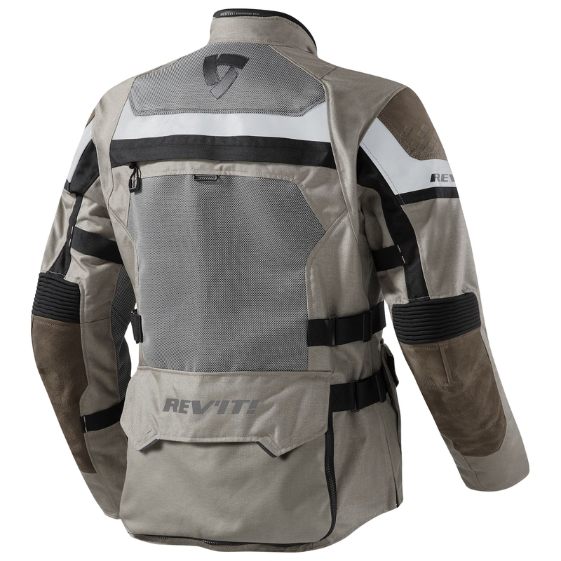Giacca moto Revit Cayenne Pro Nero e Marrone Sabbia Saldi