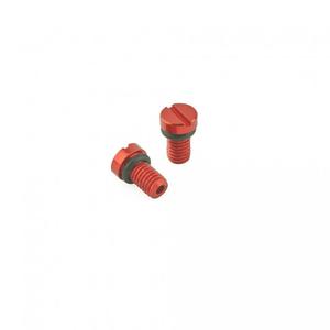 FF AIR BLEED SCREW K-TECH KYB(SHOWA červená (pár)