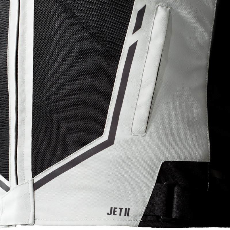 Giacca da moto Ozone Jet II grigio-nero Saldi