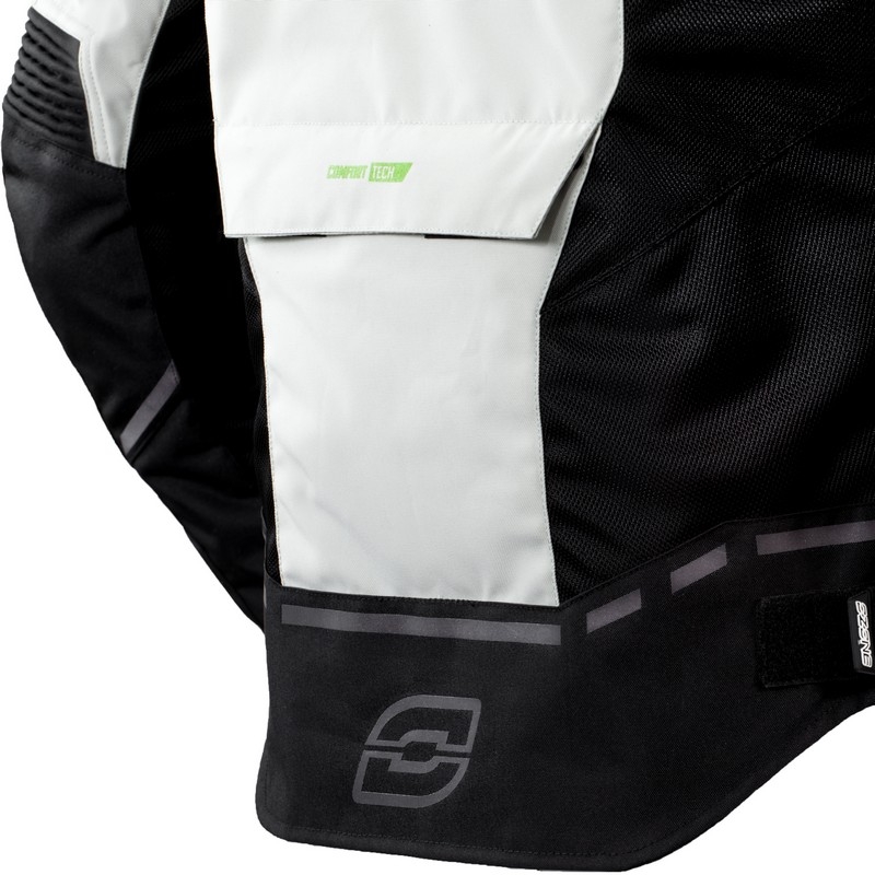 Giacca da moto Ozone Jet II grigio-nero Saldi