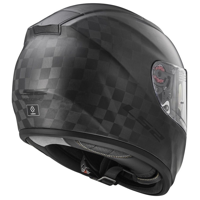 Přilba na motorku LS2 FF397 Vector Solid Carbon černá matná výprodej