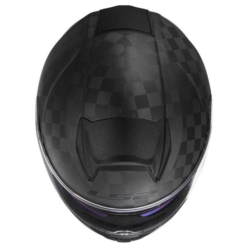 Přilba na motorku LS2 FF397 Vector Solid Carbon černá matná výprodej