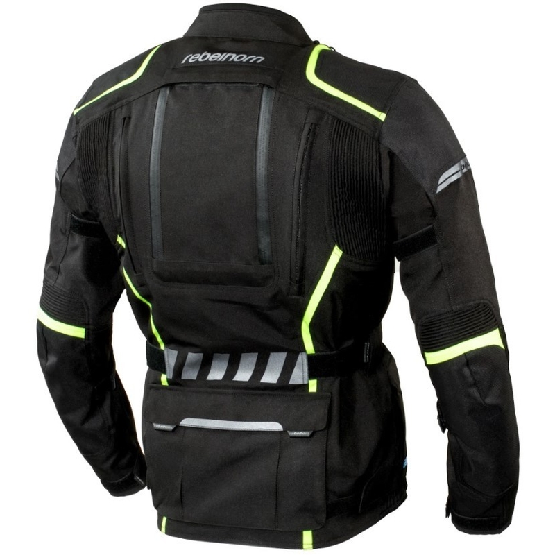 Moto bunda Rebelhorn Hiker II černo-fluo žlutá výprodej