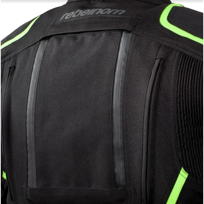 Moto bunda Rebelhorn Hiker II černo-fluo žlutá výprodej