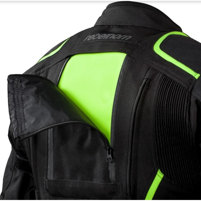 Moto bunda Rebelhorn Hiker II černo-fluo žlutá výprodej