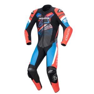 Alpinestars GP Force Honda Motorcycle Coverall Collection 2024 nero-rosso-fluo-bianco