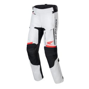 Alpinestars Bogota PRO Drystar Honda Pantaloni moto 2024 grigio chiaro-fluo-nero
