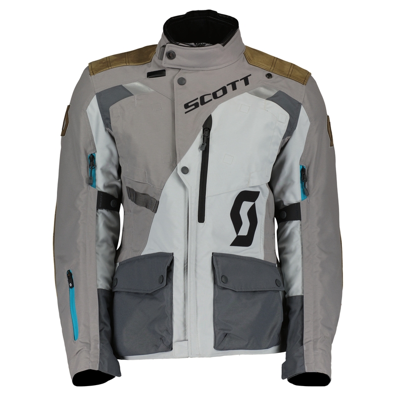 Giacca da moto donna SCOTT W'S DUALRAID DRYO IRON grigio-marrone Saldi