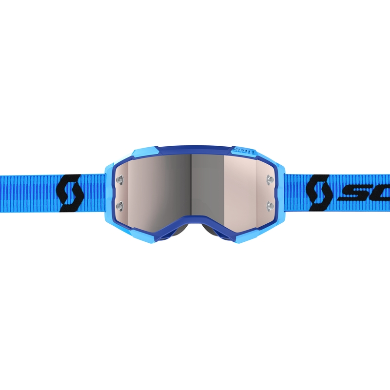 Occhiali da motocross SCOTT Fury blu-nero cromo