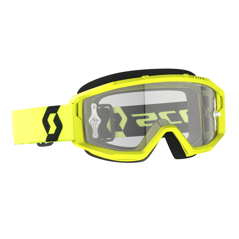 Occhiali da motocross SCOTT PRIMAL CLEAR nero-giallo fluo