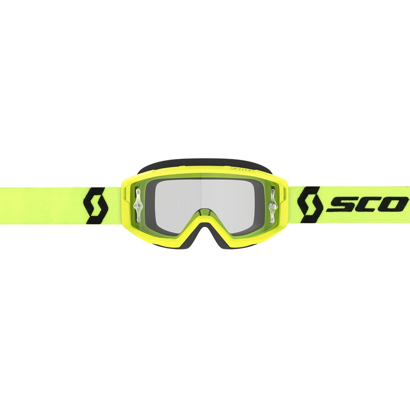 Occhiali da motocross SCOTT PRIMAL CLEAR nero-giallo fluo