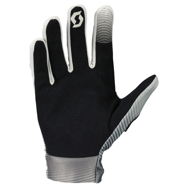 Guanti da motocross per bambini SCOTT 250 SWAP EVO grigio-nero