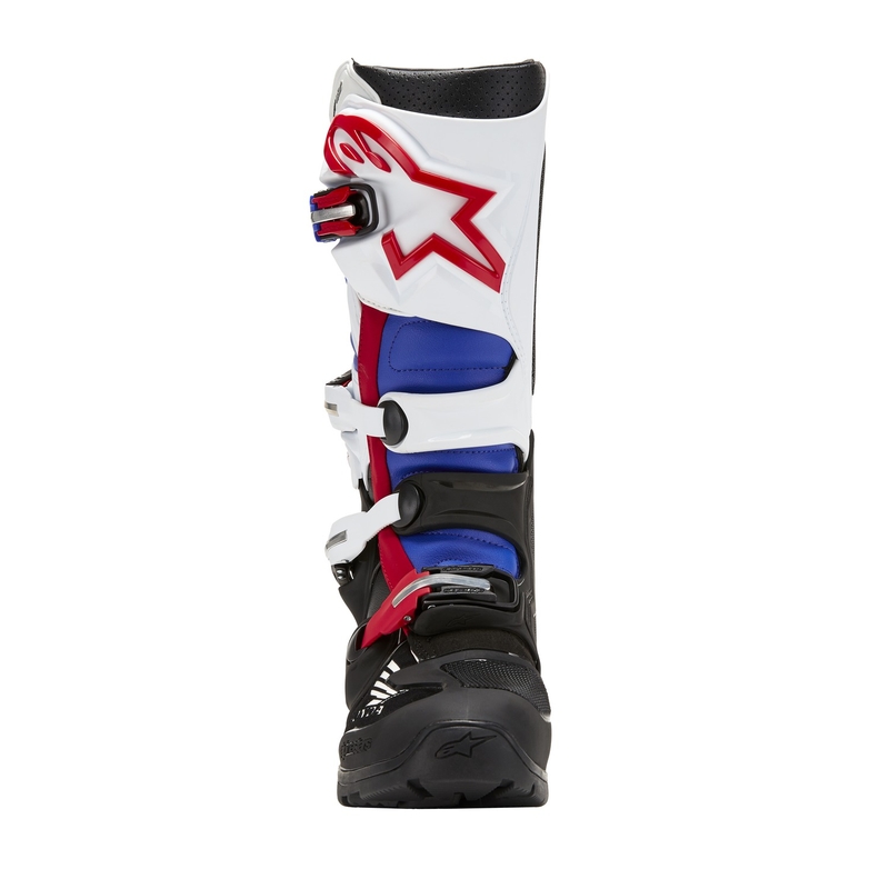 Stivali da moto Alpinestars Tech 7 Enduro Drystar Honda Nero-Blu-Bianco-Rosso