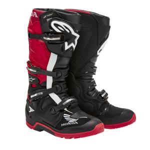 Alpinestars Tech 7 Enduro Drystar Honda Stivali Moto Collezione 2024 Nero e Rosso