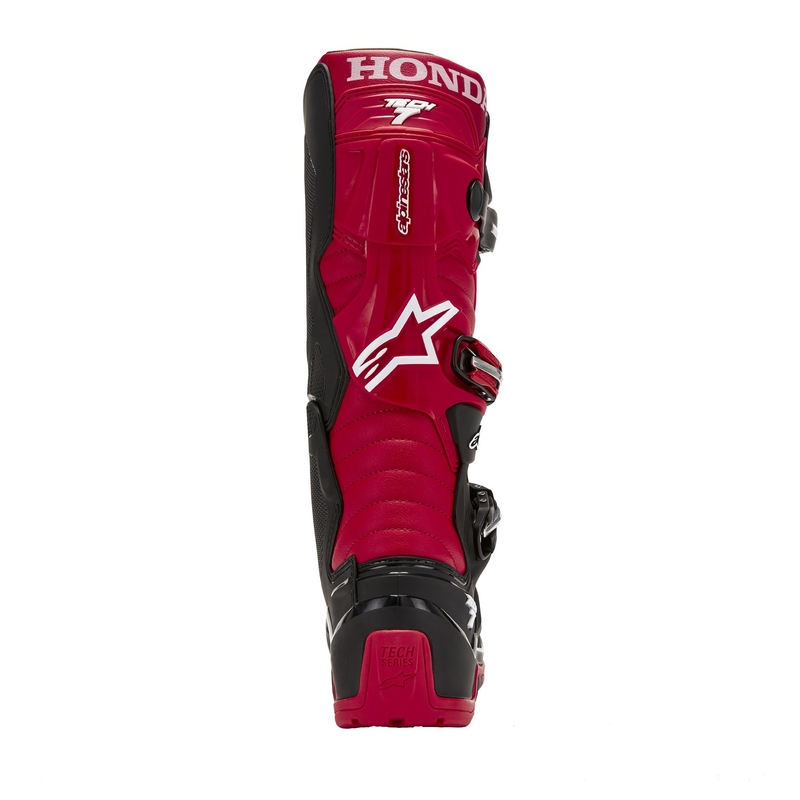 Stivali da moto Alpinestars Tech 7 Enduro Drystar Honda Nero-Rosso