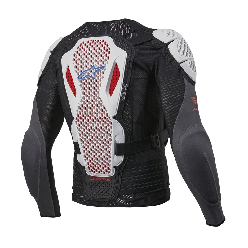 Alpinestars Bionic Plus 2 Honda body protector collezione bianco-blu-rosso-nero