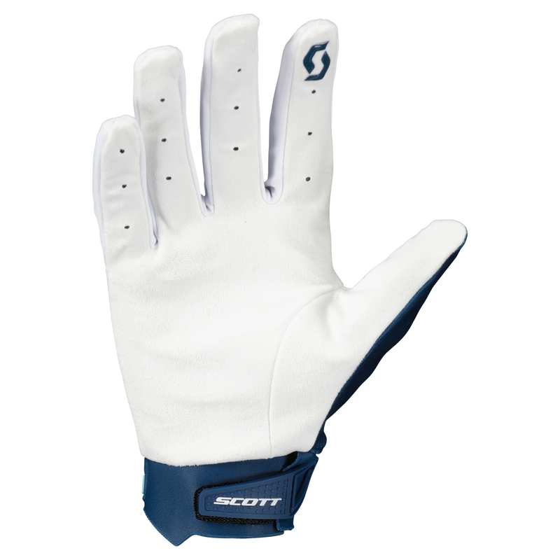 Guanti da motocross SCOTT EVO DIRT rosso e bianco