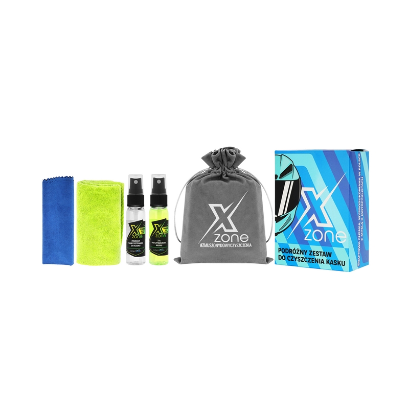 Kit da viaggio per la pulizia del casco Xzone