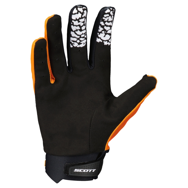 Guanti da motocross SCOTT EVO TRACK nero-arancio
