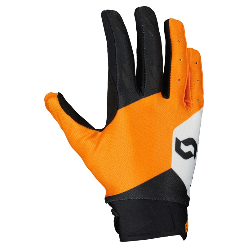 Guanti da motocross per bambini SCOTT EVO TRACK nero-arancio