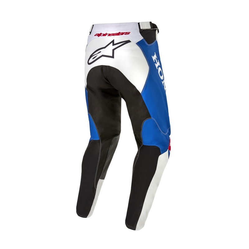 Pantaloni da motocross Alpinestars Racer Iconic Honda Collection bianco-blu-rosso-nero