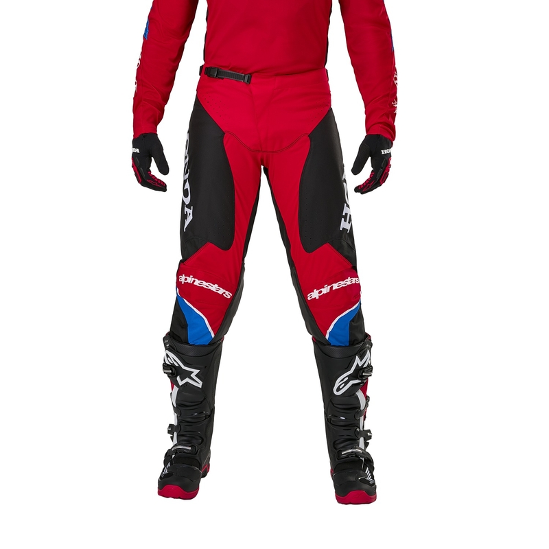 Pantaloni da motocross Alpinestars Racer Iconic Honda Collezione Rosso-Nero-Blu-Bianco