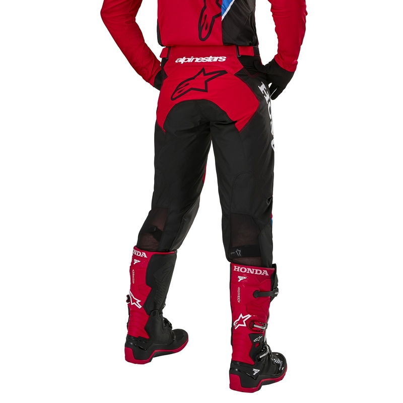 Pantaloni da motocross Alpinestars Racer Iconic Honda Collezione Rosso-Nero-Blu-Bianco