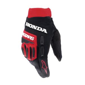 Guanti da motocross Alpinestars Full Bore Honda Collection rosso-nero