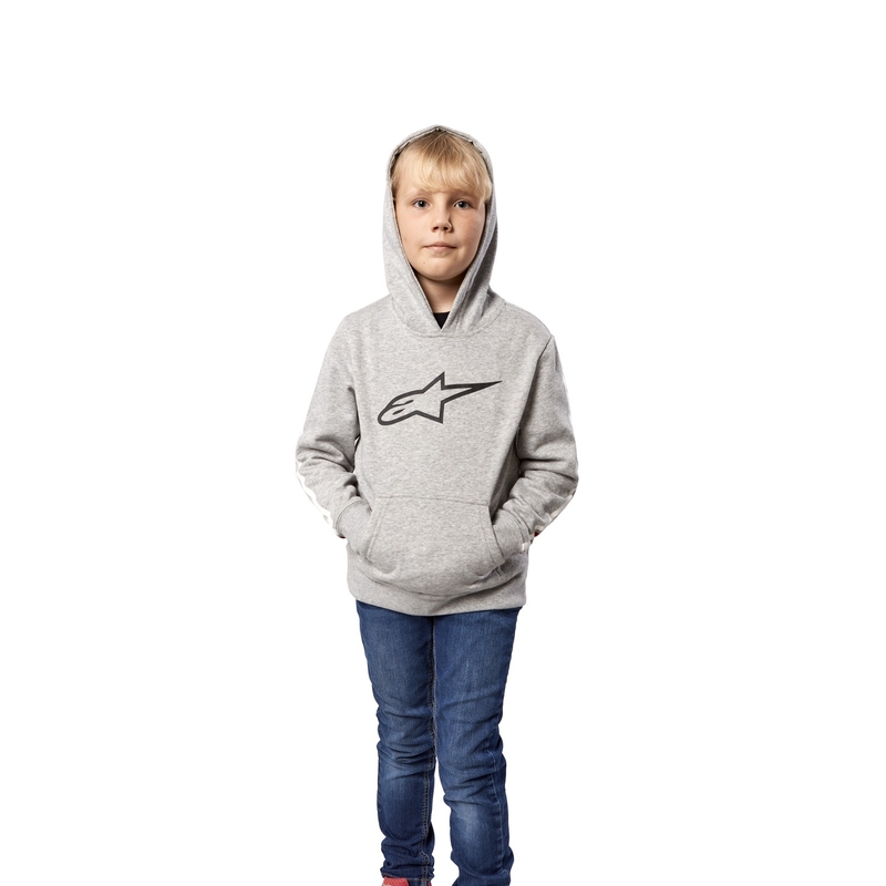 Alpinestars Kids Racey Hoodie grigio e rosso