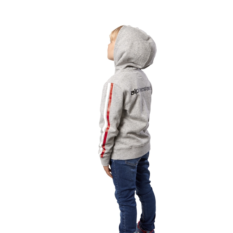 Alpinestars Kids Racey Hoodie grigio e rosso