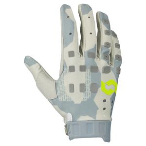 Guanti da motocross SCOTT PODIUM PRO grigio-giallo fluo