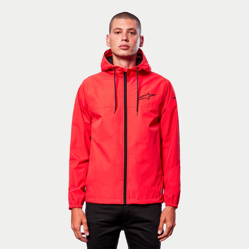 Alpinestars Treq Giacca a vento rosso fluo-nero