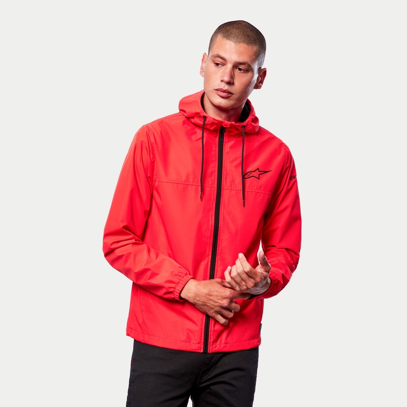 Alpinestars Treq Giacca a vento rosso fluo-nero
