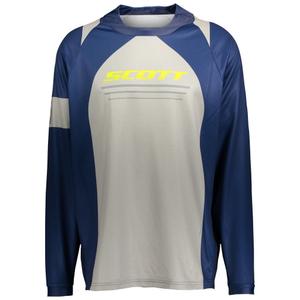 Maglia da motocross SCOTT 350 X-PLORE blu-grigio