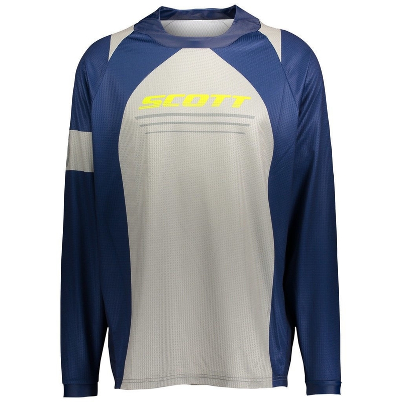 Maglia da motocross SCOTT 350 X-PLORE blu-grigio