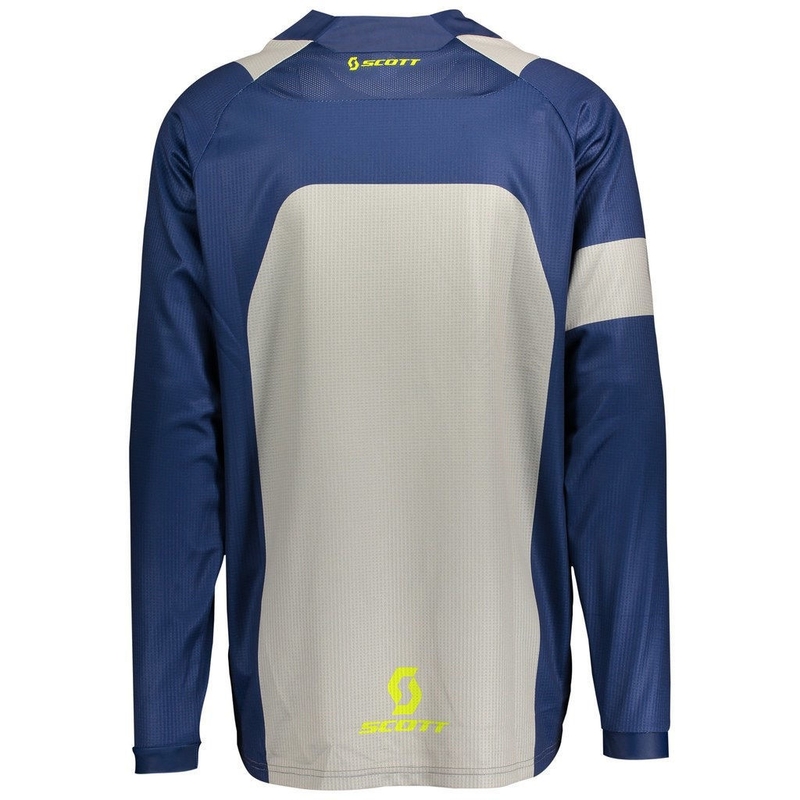 Maglia da motocross SCOTT 350 X-PLORE blu-grigio