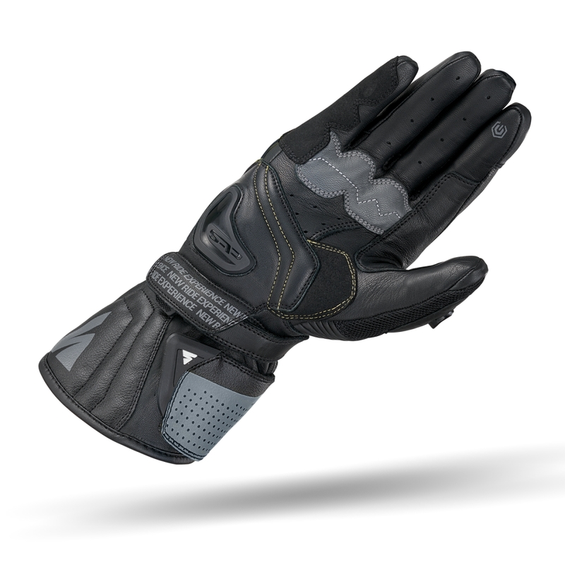 Guanti da moto Shima STR-2 Vent neri