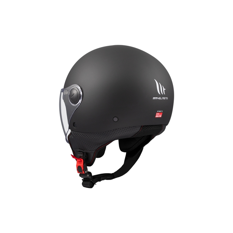 Casco moto aperto MT Street S nero opaco