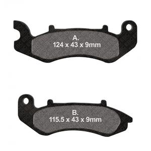 Brzdové destičky EBC