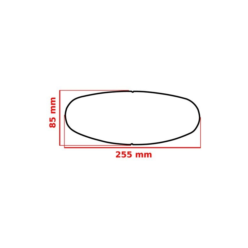 Pellicola antiappannamento universale per caschi integrali FogCity Easy Fullface Small