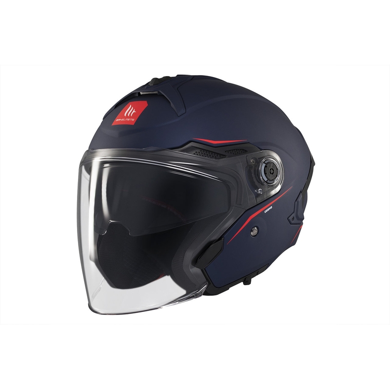 Casco aperto MT Cosmo SV blu opaco