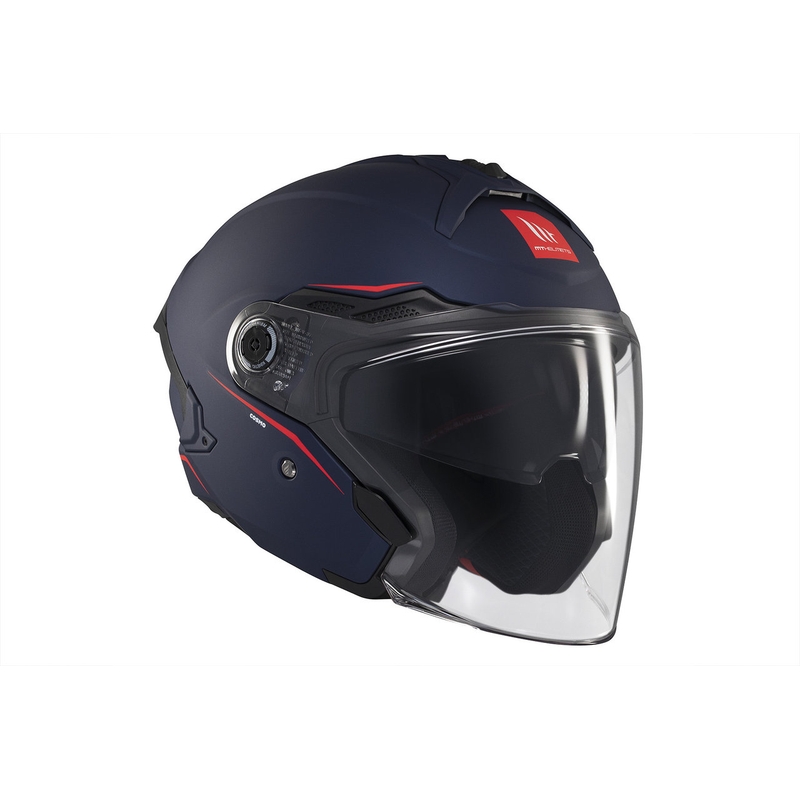 Casco aperto MT Cosmo SV blu opaco