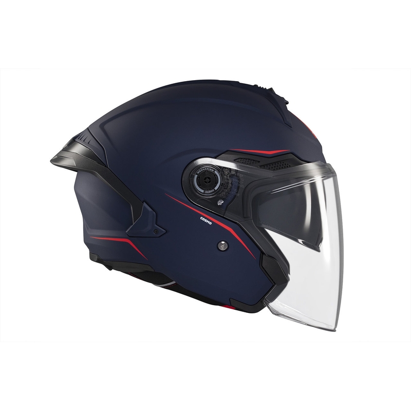 Casco aperto MT Cosmo SV blu opaco