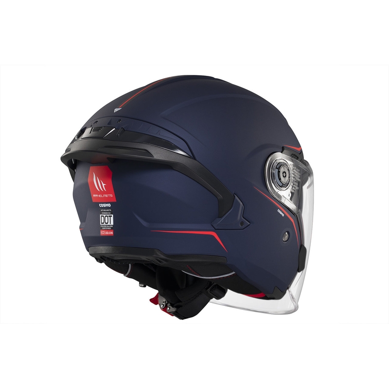Casco aperto MT Cosmo SV blu opaco