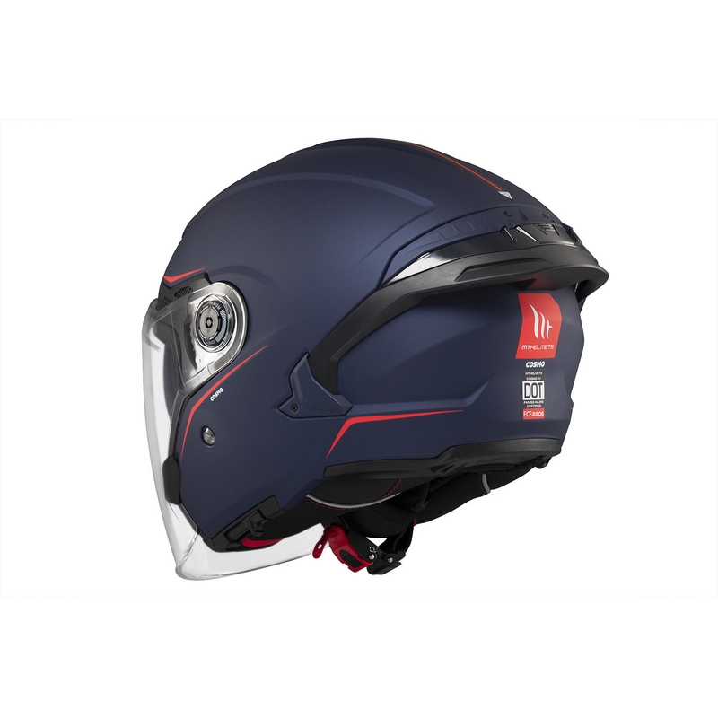 Casco aperto MT Cosmo SV blu opaco